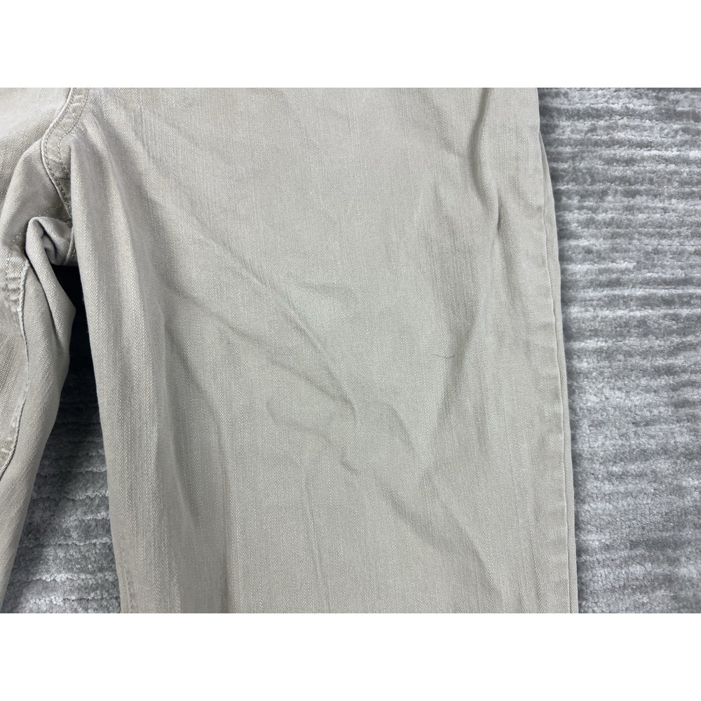 Gloria Vanderbilt Jeans Womens 16 Beige Straight Leg Denim Cotton Blend - Picture 5 of 15